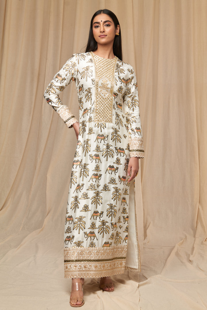 Ivory Oasis Kurta