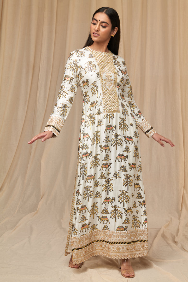 Ivory Oasis Kurta