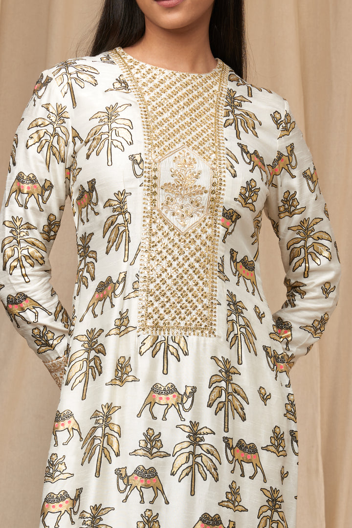 Ivory Oasis Kurta