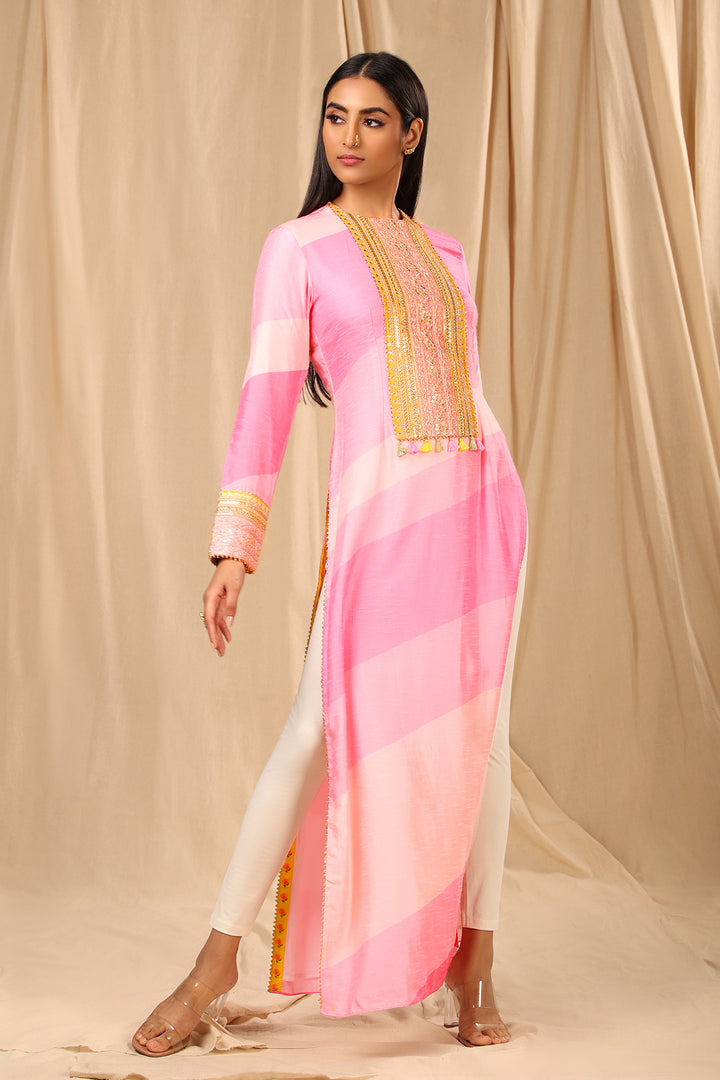 Candy Pink Sorbet Kurta