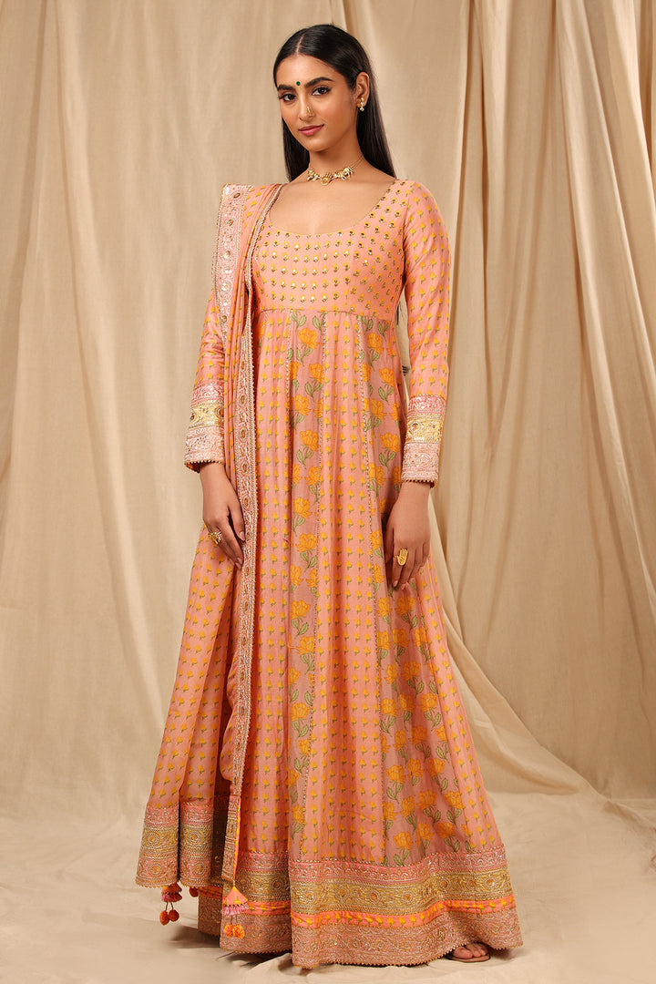 Rosepink Bloomingdale Anarkali Set