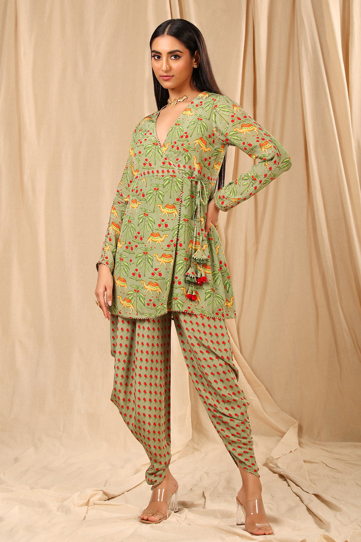 Sage Oasis Angrakha Set