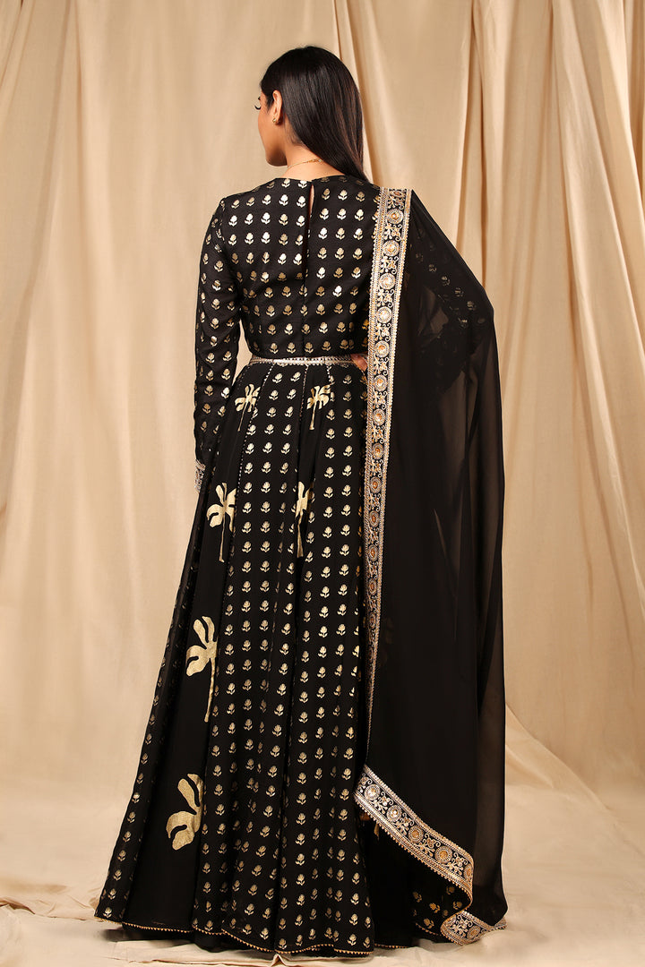 Black Coco Lehenga Set