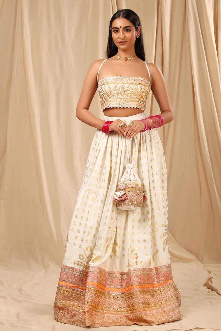 Ivory Oasis Lehenga Set