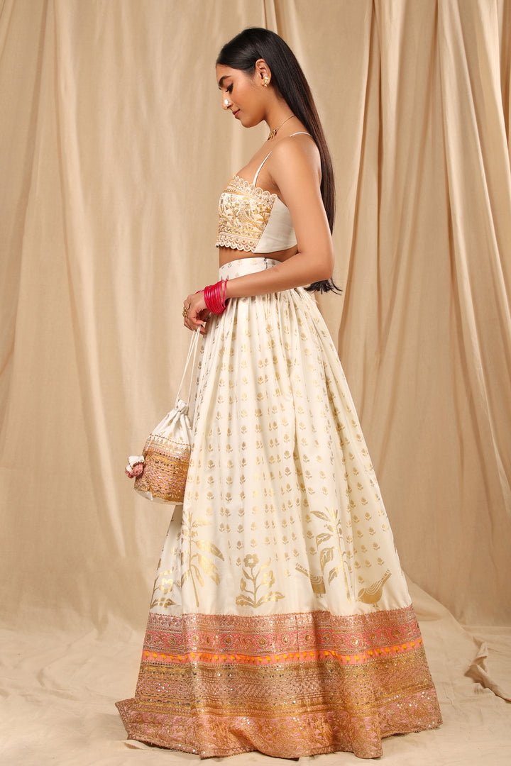 Ivory Oasis Lehenga Set