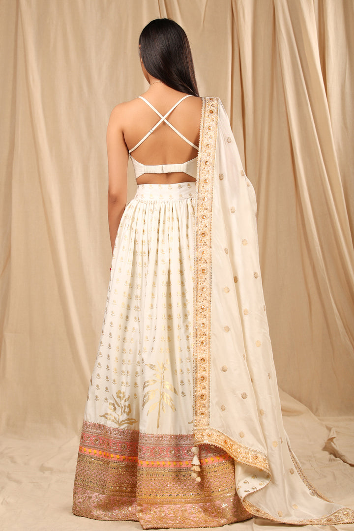 Ivory Oasis Lehenga Set