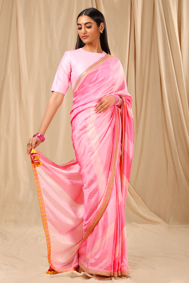 Pink Sorbet Saree