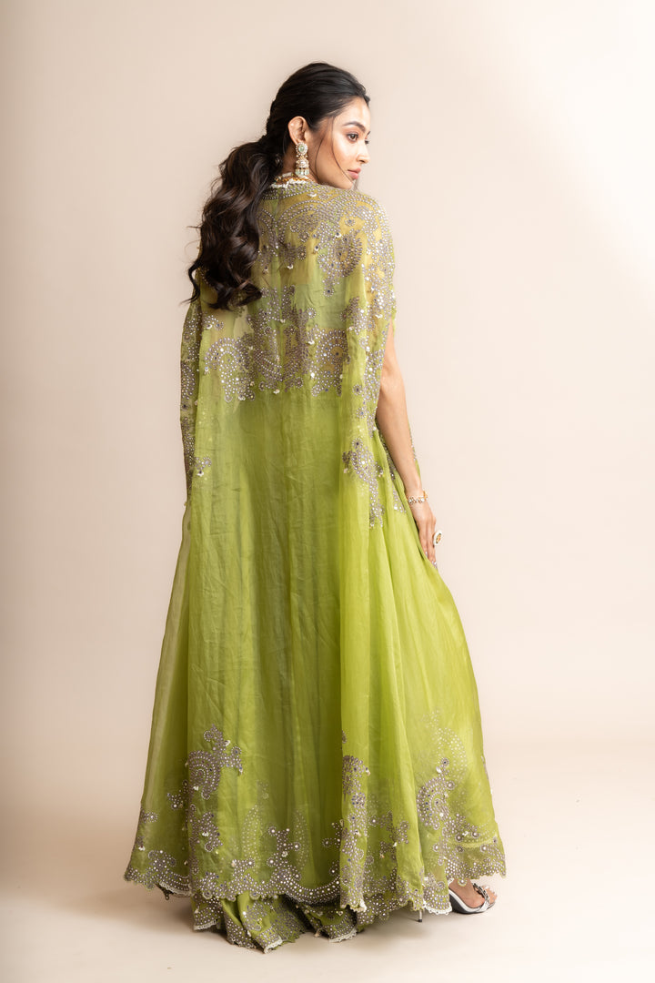 Cape With Sharara Set - 2