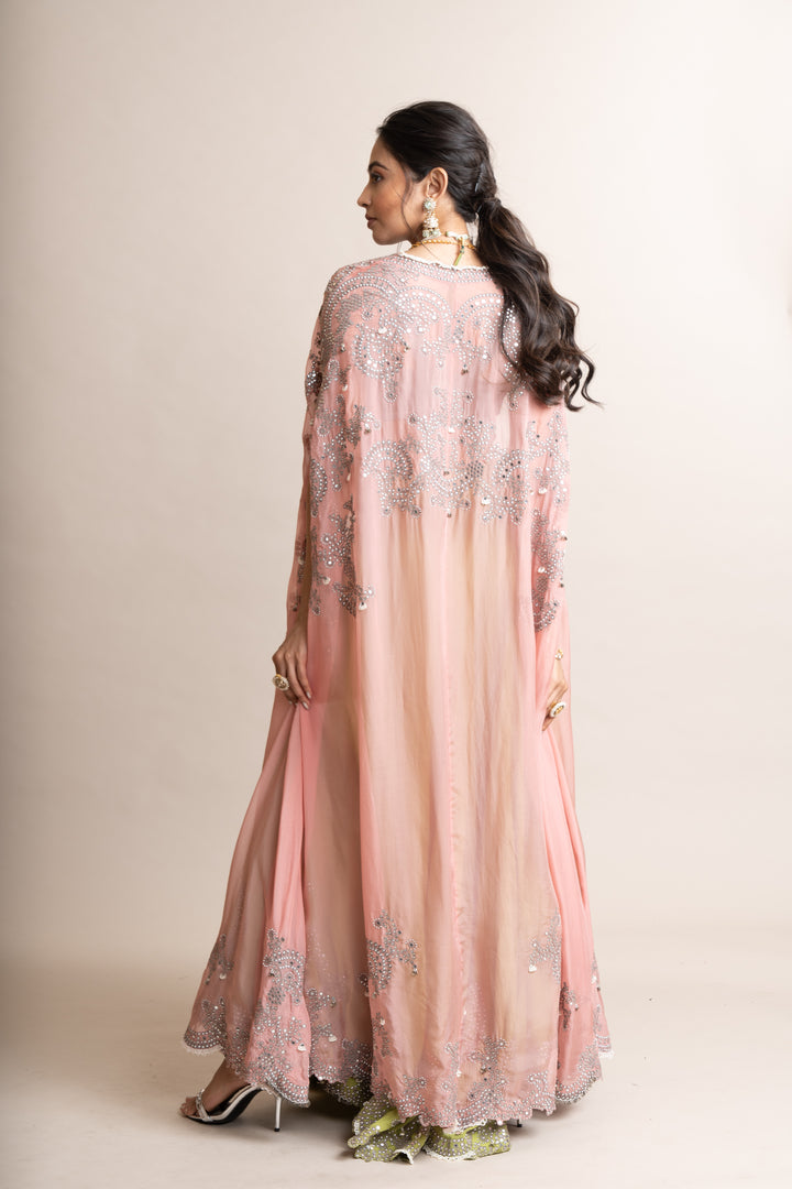 Cape With Sharara Set - 3