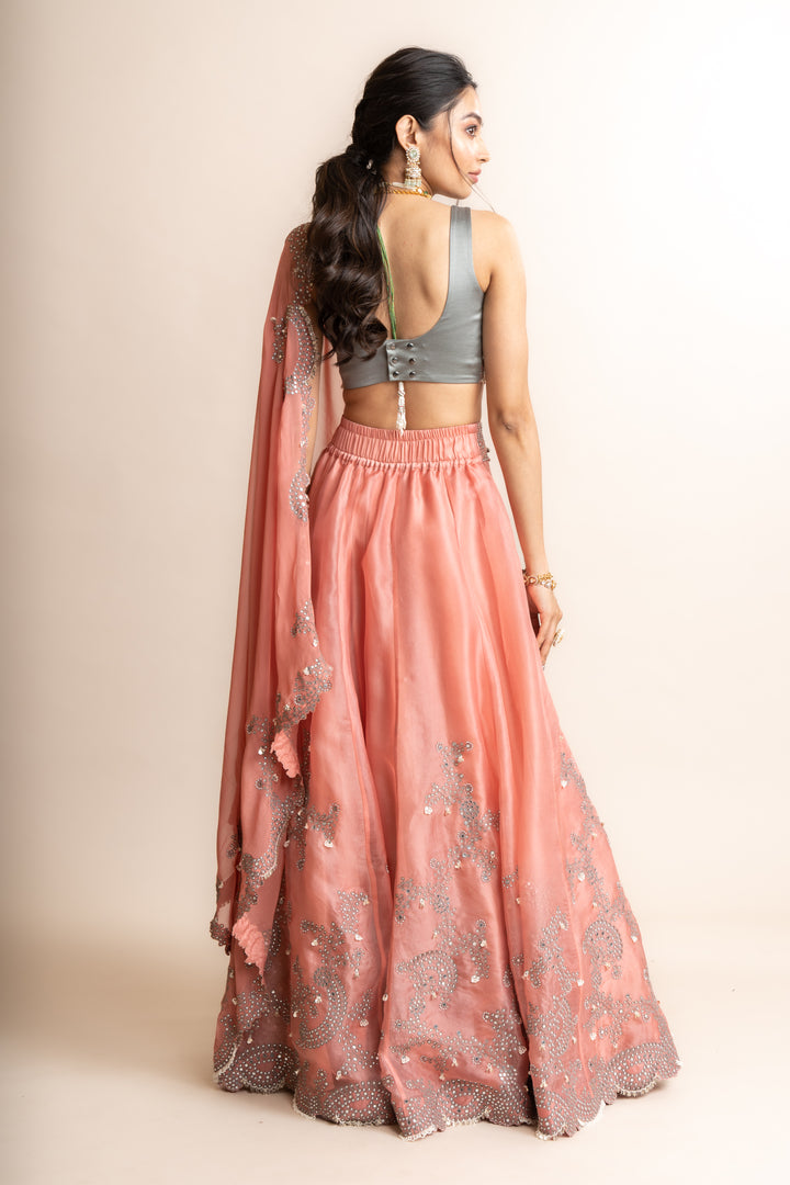 LEHENGA SARI SET