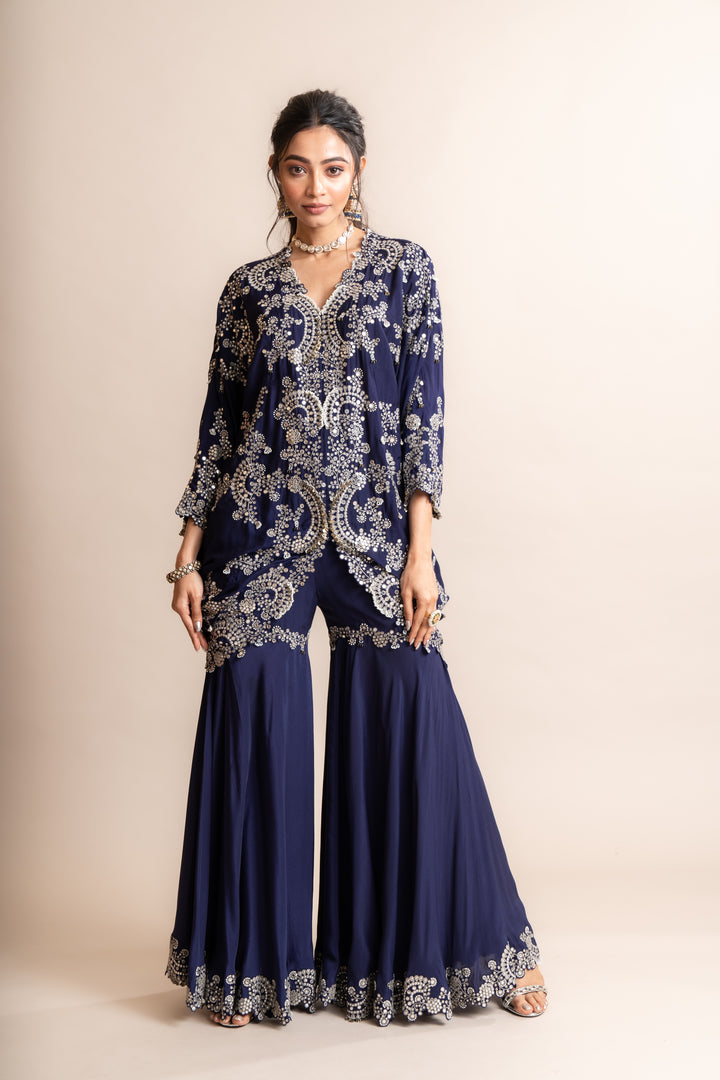 SHORT KITE WITH GHARARA SET - 1