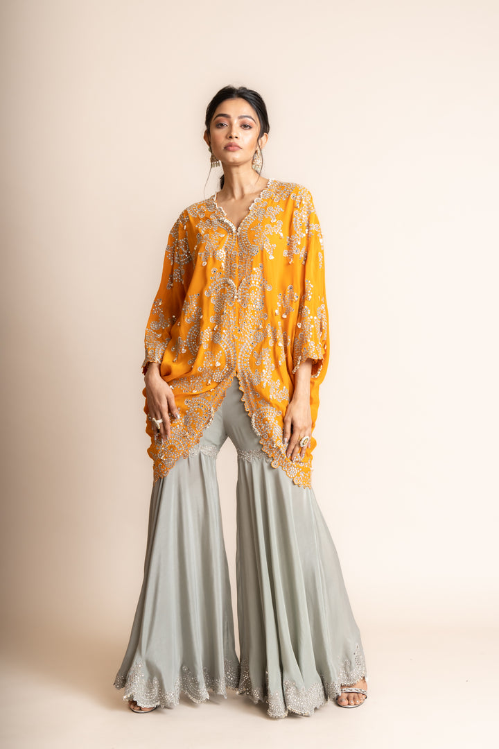 SHORT KITE WITH GHARARA SET - 2