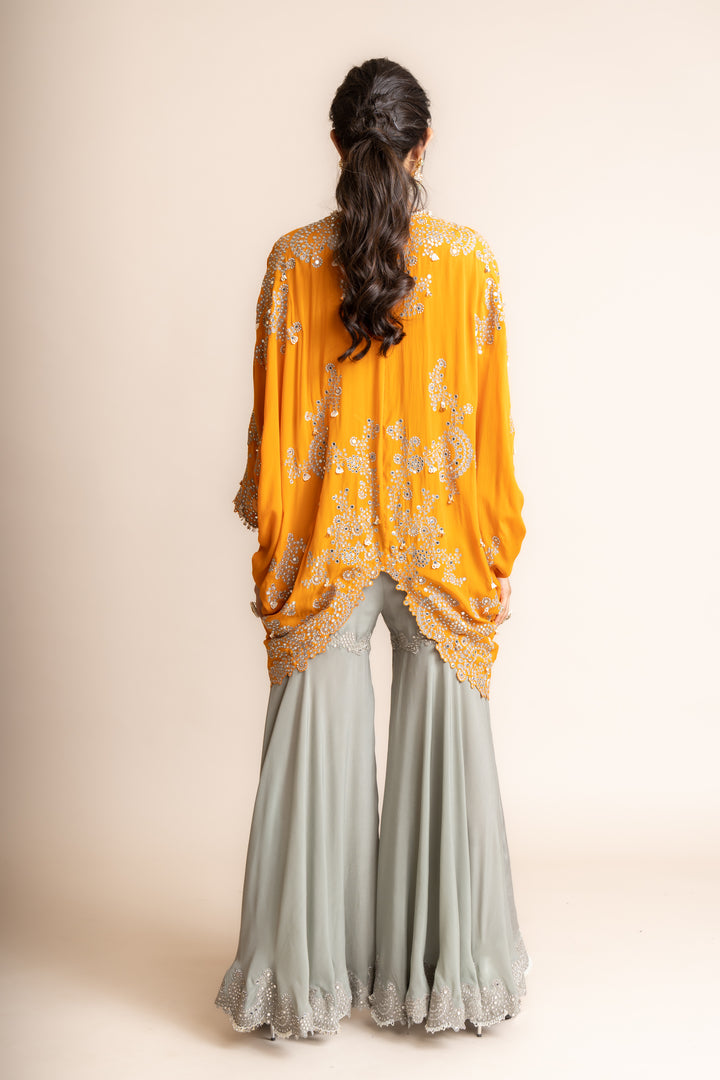 SHORT KITE WITH GHARARA SET - 2