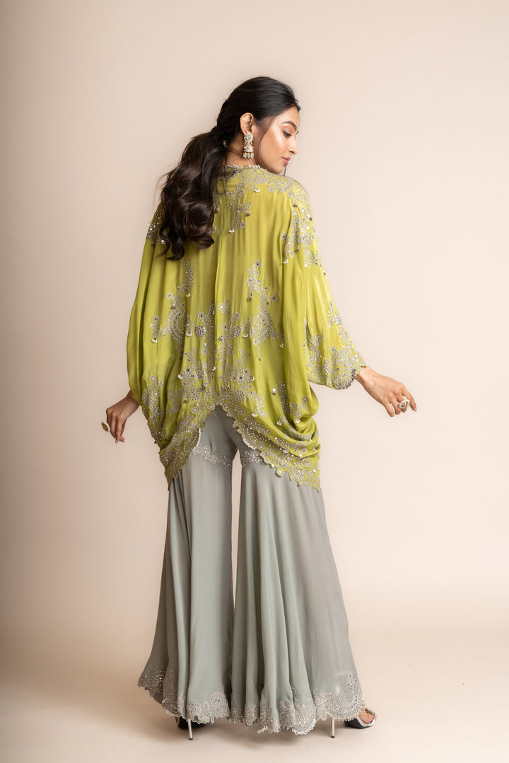 SHORT KITE WITH GHARARA SET - 3