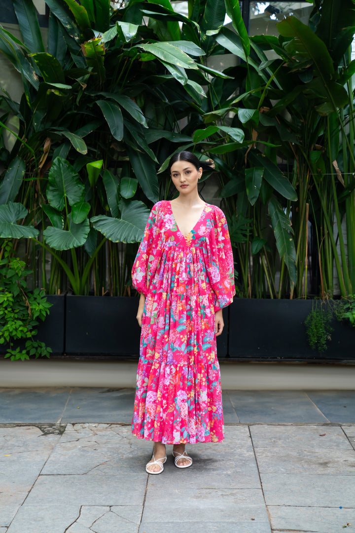 Erica Dress hot pink