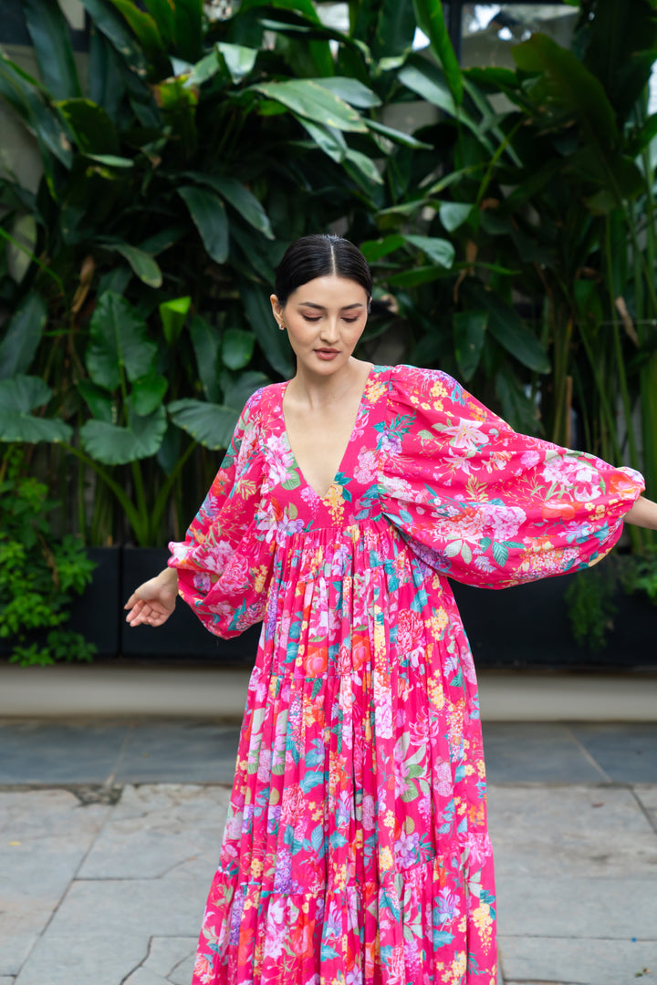 Erica Dress hot pink