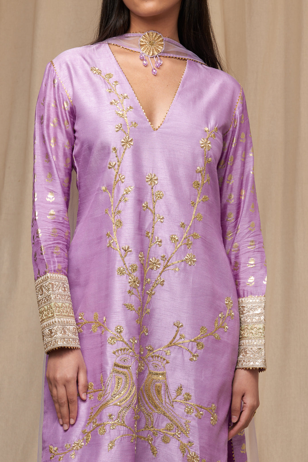 Lilac Wallflower Garara Set
