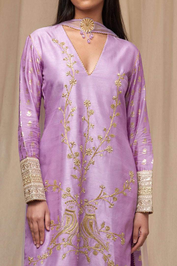 Lilac Wallflower Garara Set