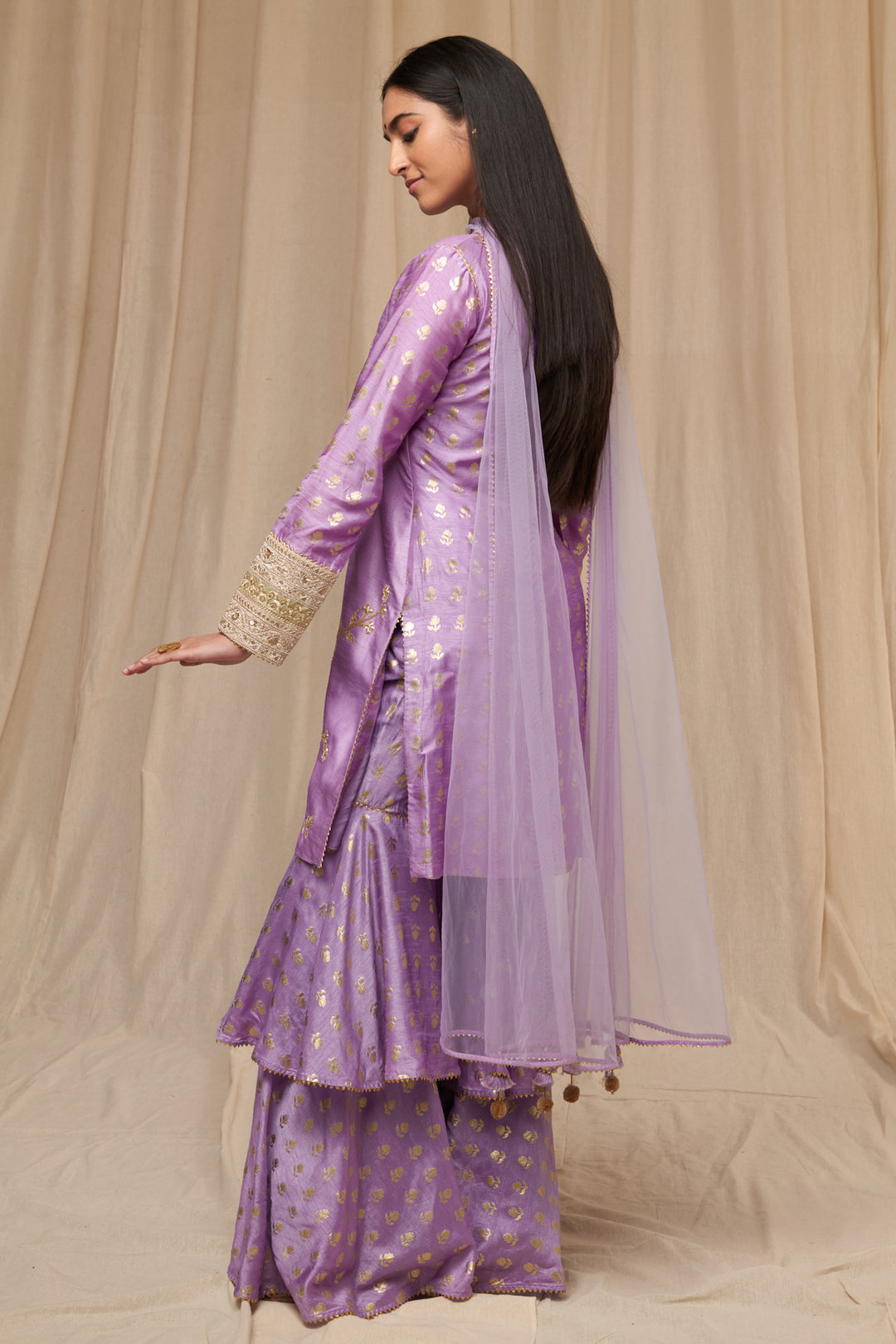 Lilac Wallflower Garara Set