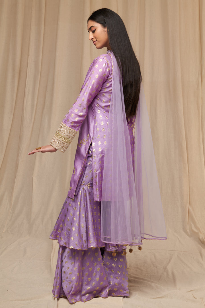 Lilac Wallflower Garara Set
