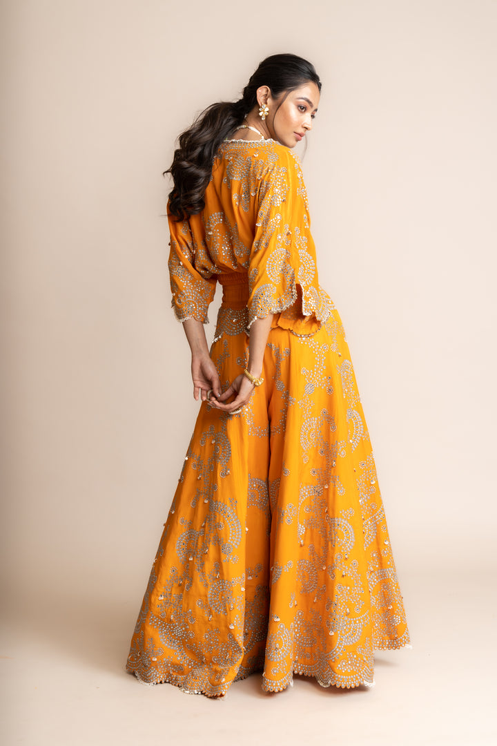 KAFTAN TOP AND PANTS - 1