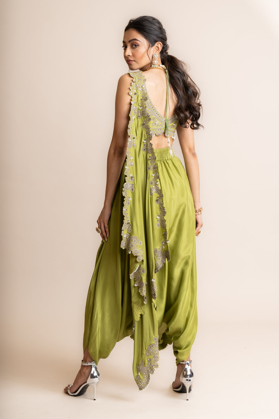 PRE DRAPED SAREE SET - 2